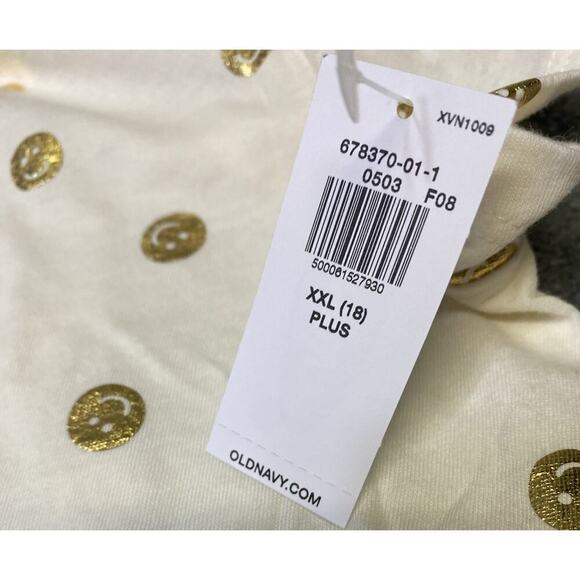 Old Navy Girls Plus Softest Smiley Face Tee XXL 18 NWT - Picture 5 of 6